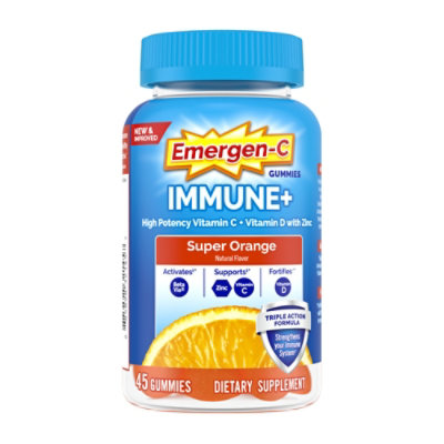 Emergen-C Gummies Immune Plus Vitamin D - 45 Count - Image 1