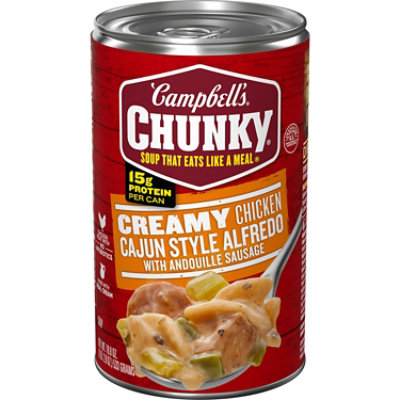 Campbell's Chunky Creamy Cajun Style Chicken Alfredo Soup - 18.8 Oz - Image 1