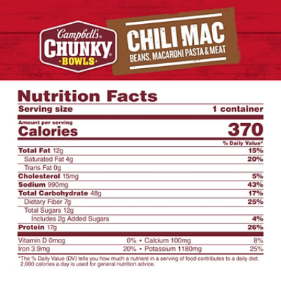 Campbell's Chunky Chili Mac Soup - 15.25 Oz - Image 4