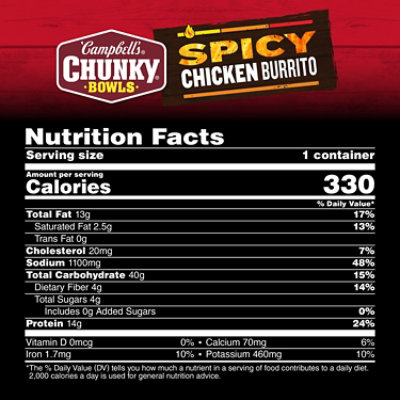 Campbell's Chunky Spicy Chicken Burrito Soup - 15.25 Oz - Image 4