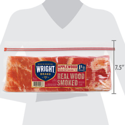 Wright Applewood Thick Cut Bacon - 24 Oz - Image 5