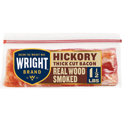 Wright Hickory Thick Cut Bacon - 24 Oz - Image 1