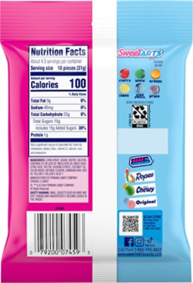 Sweetarts Gummies Fruity Splitz - 5 Oz - Image 6