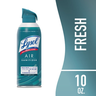 Lysol Simple Fresh Air Sanitizer Spray - 10 Oz - Image 1