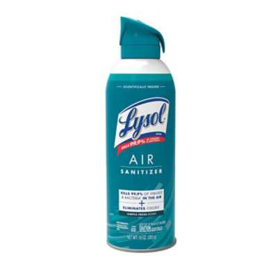 Lysol Simple Fresh Air Sanitizer Spray - 10 Oz - Image 2