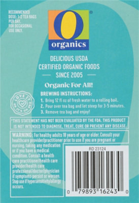 O Organics Digest Herbal Tea - 16 Count - Image 4