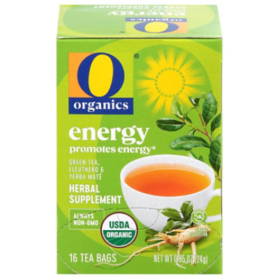O Organics Energy Herbal Tea - 16 Count