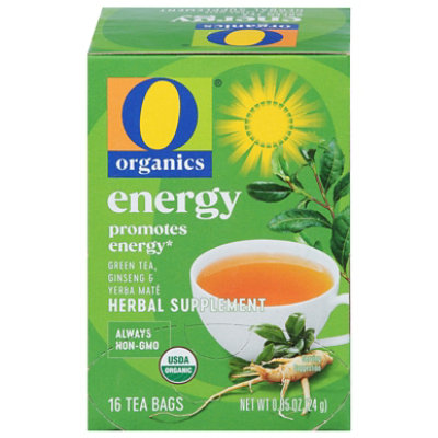 O Organics Energy Herbal Tea - 16 Count - Image 3