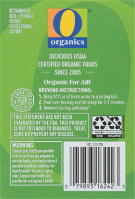 O Organics Energy Herbal Tea - 16 Count - Image 4