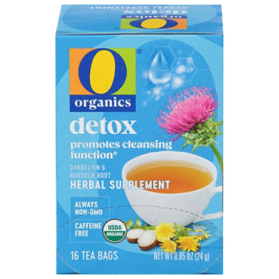 O Organics Detox Herbal Tea - 16 Count - Image 1