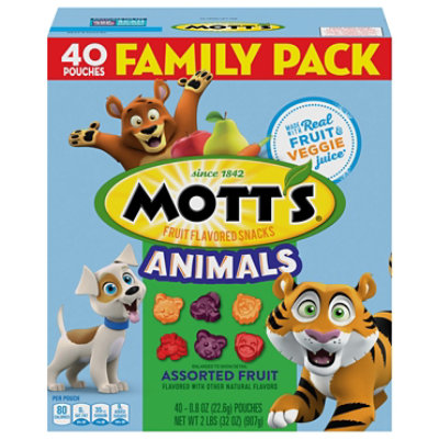 Mott's Animals Assorted Fruit - 40-.8 Oz - Image 2