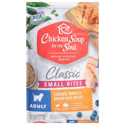 Chicken Soup For The Soul Small Chicken Turkey & Brown Rice Dog Bites - 13.5 Lbs - Image 2