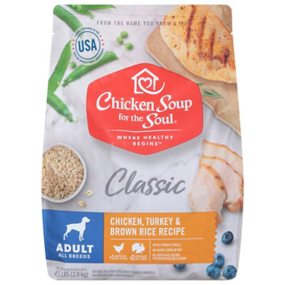 Chicken Soup For The Soul Adult Dog Chicken Turkey And Brown Rice Recipe - 4.5 Lb - Image 3