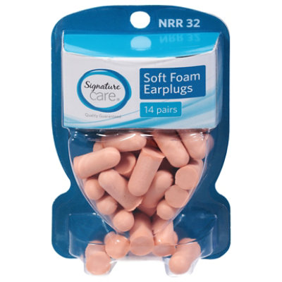 Signature Care Soft Foam Ear Plugs Box - 14 Count - Image 3