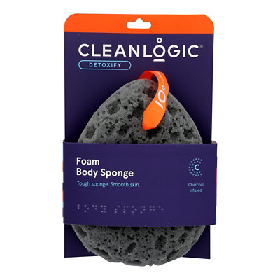 Cleanlogic - Sea Sponge Charcoal Foam - 1 CT - Image 1
