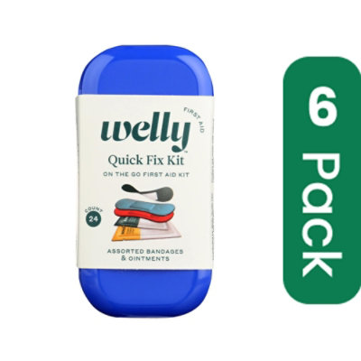 Welly First Aid - 1st Aid Kit Quick Fix -24 CT (Pack of 6) - Image 1