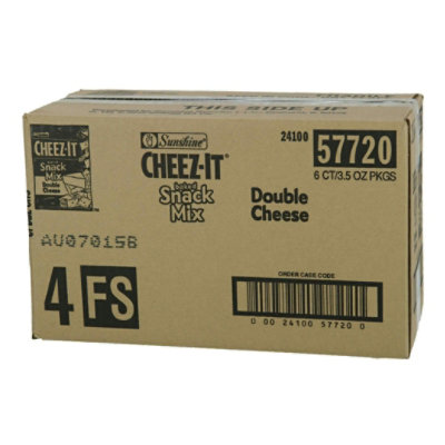 Cheez-It Double Cheese Snack Mix - 3.5 Ounce (Pack of 6) - Image 2
