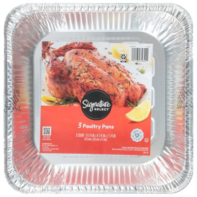 Signature SELECT Poultry Pans 3 Count - Each - Image 1