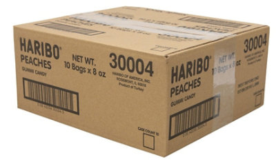 Haribo Confectionery Peaches Gummy Candy - 8 Ounce (Pack of 10) - Image 3