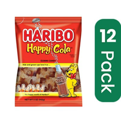 Haribo Happy Cola Gummy Candy - 5 Ounce (Pack of 12) - Image 1