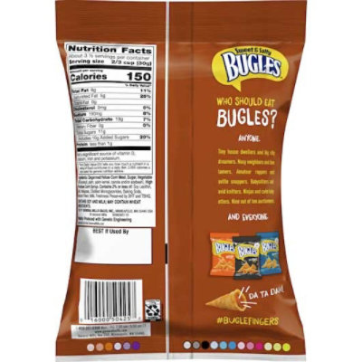 Bugles Sweet and Salty Caramel Crispy Corn Snacks - 3.5 Ounce (Pack of 7) - Image 2