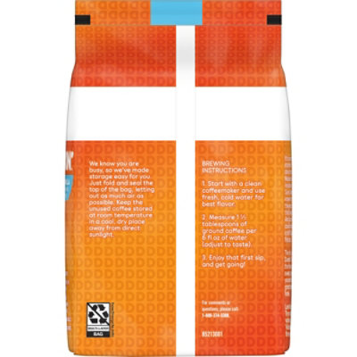 Dunkin' French Vanilla Roast & Ground Coffee Bag - 18 Oz - Image 7