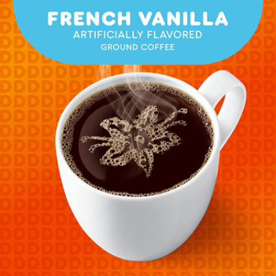 Dunkin' French Vanilla Roast & Ground Coffee Bag - 18 Oz - Image 5