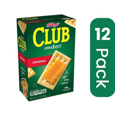 Keebler Club Original Cracker - 13.7 Ounce (Pack of 12) - Image 1