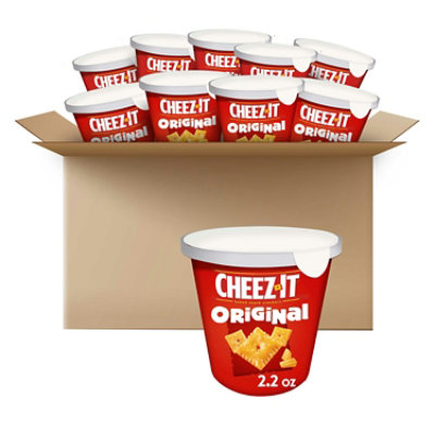 Cheez It Original Baked Snack Cracker - 2.2 Ounce (Pack of 10) - Image 1