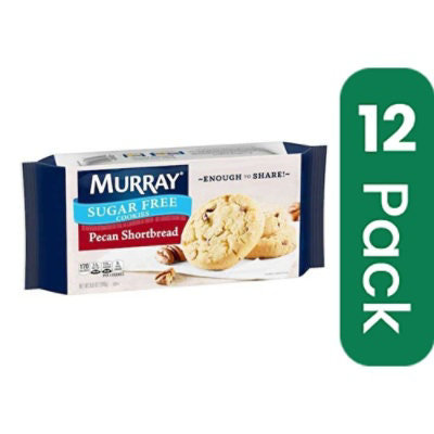 Murray Sugar Free Pecan Shortbread Cookies - 8.8 Ounce (Pack of 12) - Image 1