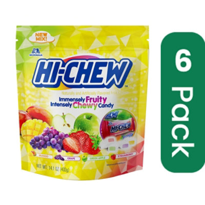 Hi Chew Original Chewy Candy - Stand Up Bag - 12.7 Ounce (Pack of 6) - Image 1