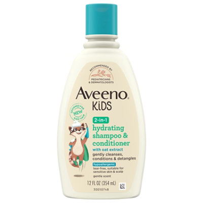 Aveeno Kids 2 In 1 Hypoallergenic Shampoo & Conditioner - 12 Fl. Oz. - Image 3