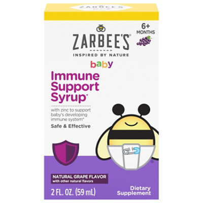 Zarbee's Baby Immune Support With Zinc Supports Your Babys Developing Immune System - 2 Fl. Oz. - Image 3