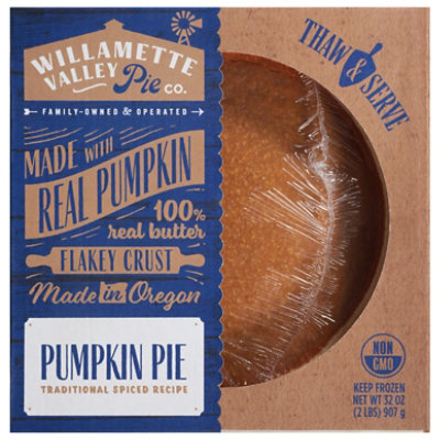 Willamette Valley Flakey Crust Pumpkin Pie - 32 Oz - Image 1