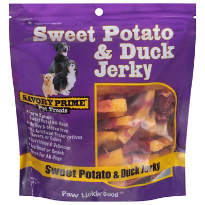 Savory Prime Sweet Potato And Duck Jerky Dog Treats - 16 Oz - Image 3