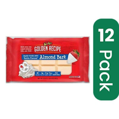 Gurleys Vanilla Almond Bark - 20 Ounce (Pack of 12) - Image 1