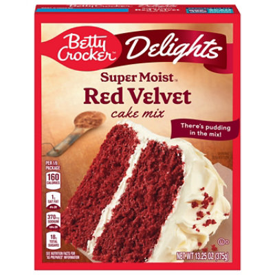 Betty Crocker Delights Supermoist Red Velvet Cake Mix - 13.25 Oz - Image 3