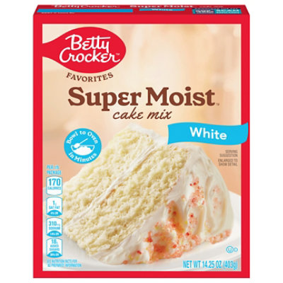 Betty Crocker Supermoist White Cake Mix - 14.25 Oz - Image 3