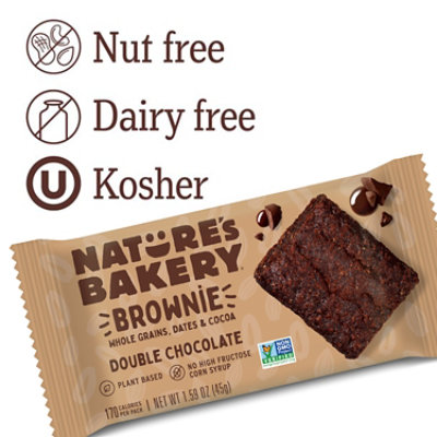 Nature's Bakery Double Chocolate Brownie - 9.54 Oz - Image 5