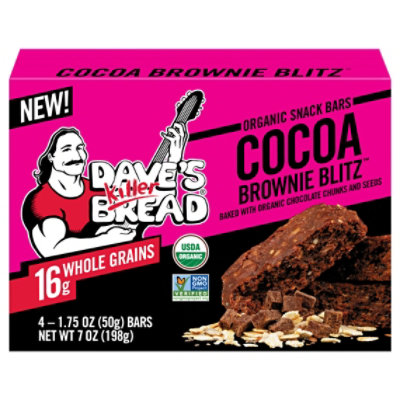 Dave's Killer Bread Cocoa Brownie Blitz Bar - 7 Oz - Image 4