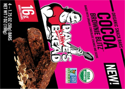 Dave's Killer Bread Cocoa Brownie Blitz Bar - 7 Oz - Image 7