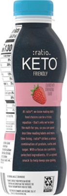 Ratio Strawberry Keto Friendly Fluid Dairy Drink - 7 Fl. Oz. - Image 6