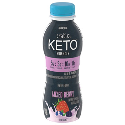 Ratio Food Keto Friendly Mixed Berry Dairy Drink - 7 Fl. Oz. - Image 1