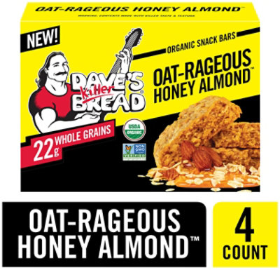 Daves Killer Bread Oat Honey Almond Bar - 7 Oz - Image 1