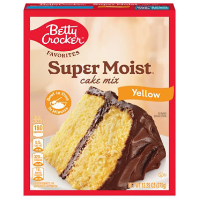 Betty Crocker Supermoist Yellow Cake Mix - 13.25 Oz - Image 3