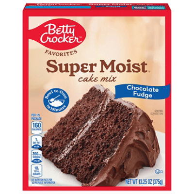 Betty Crocker Supermoist Chocolate Fudge Cake Mix - 13.25 Oz - Image 3