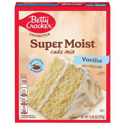 Betty Crocker Supermoist Vanilla Cake Mix - 13.25 Oz - Image 3