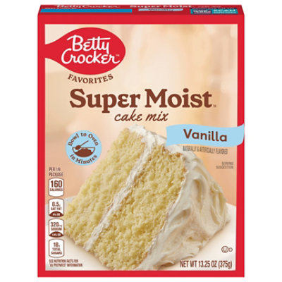 Betty Crocker Supermoist Vanilla Cake Mix - 13.25 Oz - Image 1