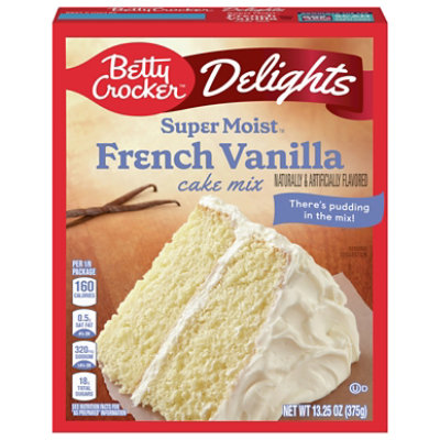 Betty Crocker Delights Supermoist French Vanilla Cake Mix - 13.25 Oz - Image 2