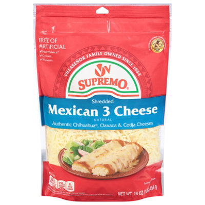 3 Cheese Mexican Blend Shred - 16 Oz - Image 3